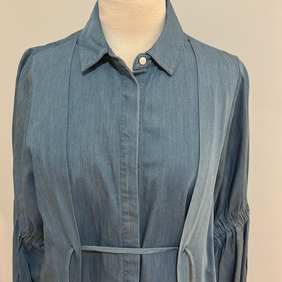 Rare Rora by Ashley Gill Lola light blue shirt dress - Picture 5 of 6